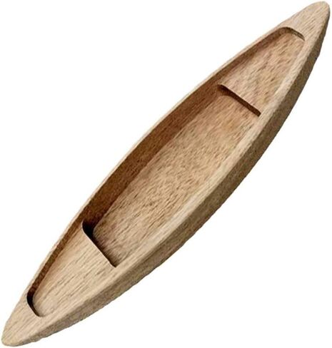 Wooden Boat Model Handcrafts Home Decoration Ocean Landscape Boat Model Ornaments Mini Ship Mini Canoe Fishing Boat Decor Desk Ornament(17cm) in Saudi Arabia