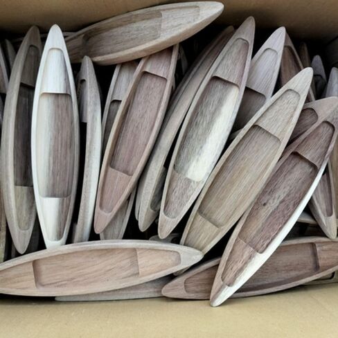 Wooden Boat Model Handcrafts Home Decoration Ocean Landscape Boat Model Ornaments Mini Ship Mini Canoe Fishing Boat Decor Desk Ornament(17cm) in Saudi Arabia