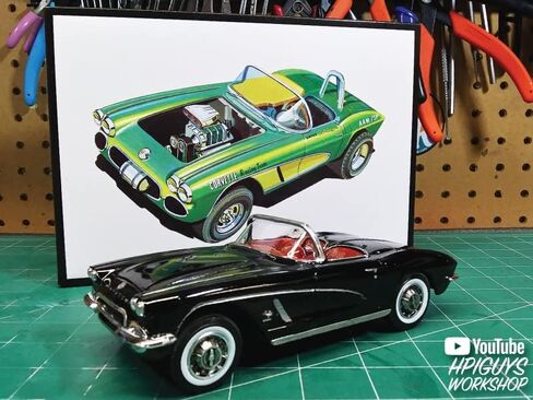 AMT 1962 Chevy Corvette 1:25 Scale Model Kit in Saudi Arabia