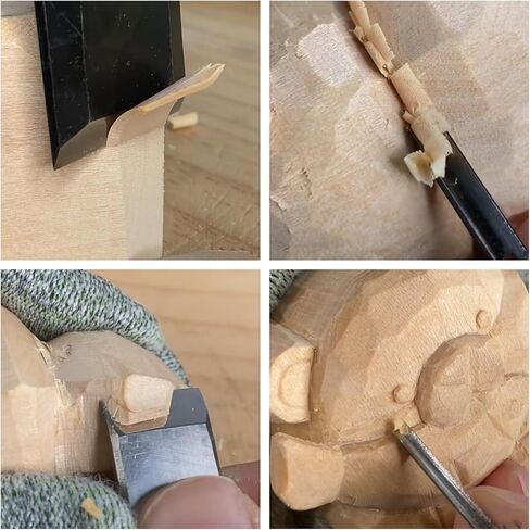 19PCS Basswood Carving Blocks，4 Different Sizes Whittling Wood Blocks，Soft Carving Basswood Kit for Crafts Beginners in Saudi Arabia