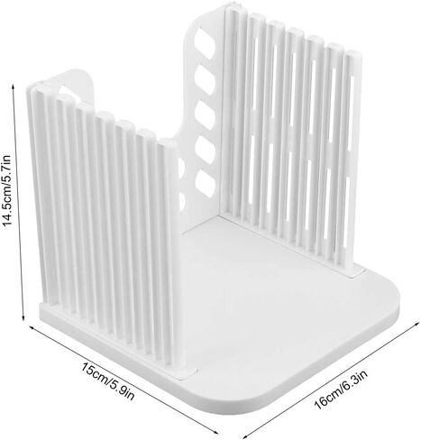 Bread Slicer for Homemade Bread, Adjustable Bread Slicer Guide Foldable Toast Slicer Cutting Guide for Bread Cutter Plastic Bread Loaf Slicing for Kitchen in Saudi Arabia