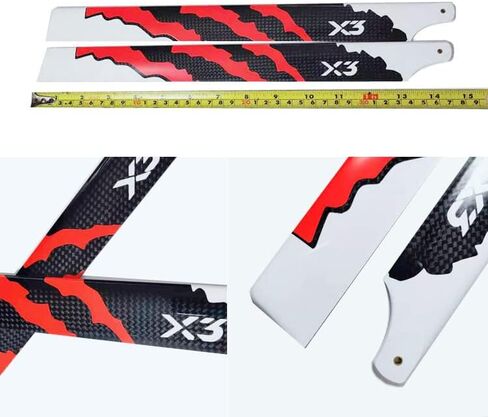 360mm Carbon Fiber Main Rotor Blades for Trex 450L X360 465 Helicopter Remote Control Helicopter in Saudi Arabia