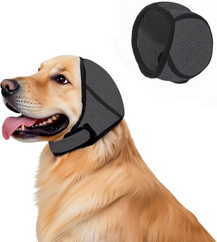 Dog Ear Muffs Noise Protection, Water-Resistant, No-Shake Ear Muffs for Grooming, Bathing, Swimming & Noise Relief in Saudi Arabia