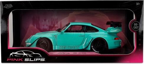 Jada Pink Slips RWB Porsche Kei Kishi - نموذج مصبوب بمقياس 1:18 مع أبواب مفتوحة وتوجيه عمل - لهواة الجمع والمتحمسين بعمر 14+ in Kuwait