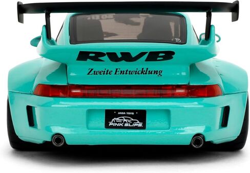 Jada Pink Slips RWB Porsche Kei Kishi - نموذج مصبوب بمقياس 1:18 مع أبواب مفتوحة وتوجيه عمل - لهواة الجمع والمتحمسين بعمر 14+ in Kuwait