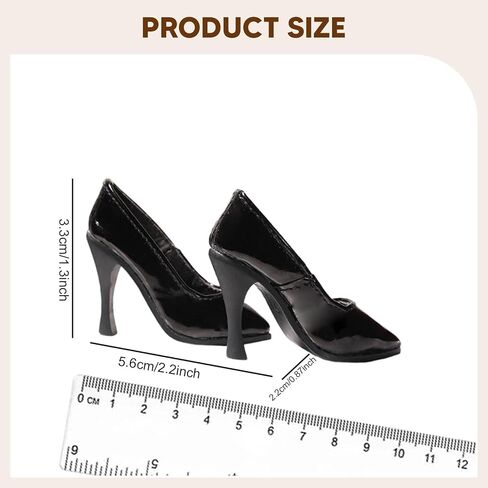 1/4 Scale BJD Doll Shoes High Heels Model Decoration Stylish Photo Props High Heeled Shoes Mini for 1/4 Female Action Figure in Saudi Arabia