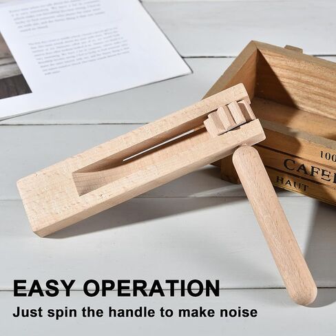 HILAZA 2 Pack Matracas Mexicanas Noise Makers, Handheld Wooden Mexican Party Ratchet Noisemakers for Soccer Sporting Events, Fiesta, Graduation, Religious Festivals and Cinco de Mayo Celebrations in Kuwait