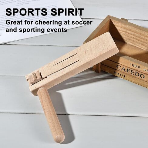 HILAZA 2 Pack Matracas Mexicanas Noise Makers, Handheld Wooden Mexican Party Ratchet Noisemakers for Soccer Sporting Events, Fiesta, Graduation, Religious Festivals and Cinco de Mayo Celebrations in Kuwait