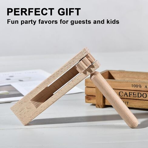 HILAZA 2 Pack Matracas Mexicanas Noise Makers, Handheld Wooden Mexican Party Ratchet Noisemakers for Soccer Sporting Events, Fiesta, Graduation, Religious Festivals and Cinco de Mayo Celebrations in Kuwait