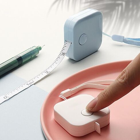 4Pcs 4 Colors Square 60 Inch Tape Measure Soft Retractable Mini Rulers Sewing Plastic Measuring Tape with Push Button for Body Measurements Sewing Tailor Cloth Knitting Craft in Kuwait