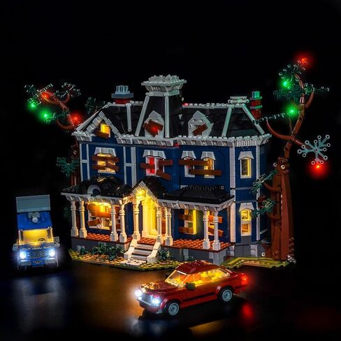 إضاءة LED متوافقة مع Lego 11370 Stranger Things: The Creel House - JUST Lights، مجموعة إضاءة متوافقة مع Lego Icons Stranger Things: The Creel House، غير متضمنة النموذج in Kuwait