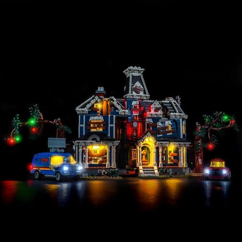 إضاءة LED متوافقة مع Lego 11370 Stranger Things: The Creel House - JUST Lights، مجموعة إضاءة متوافقة مع Lego Icons Stranger Things: The Creel House، غير متضمنة النموذج in Kuwait