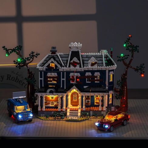 إضاءة LED متوافقة مع Lego 11370 Stranger Things: The Creel House - JUST Lights، مجموعة إضاءة متوافقة مع Lego Icons Stranger Things: The Creel House، غير متضمنة النموذج in Kuwait