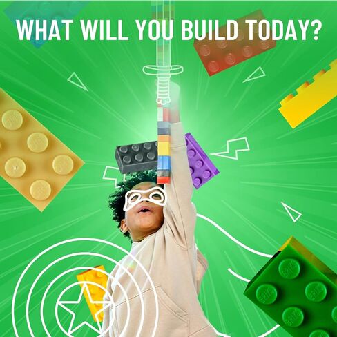 Strictly Briks Stackable Baseplates - 12 Pack Compatible with Lego & All Major Building Brick Brands, 6 x 6 in, Stackable Top & Bottom Sides with 20 x 20 Stud, Kids Easter Gift, Rainbow in Saudi Arabia
