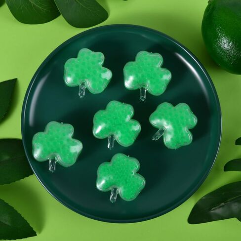 24 Pack St. Patrick's Day Stress Balls, Shamrock Squeeze Ball for Adult Lucky Clover Fidget Balls Toys Perfect for St. Patrick's Day Party Favors Decorations in Kuwait