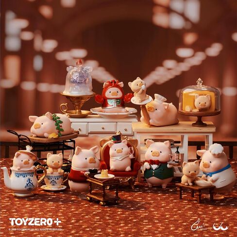 شخصيات صندوق Lulu The Piggy Blind Box - سلسلة مطاعم Pigchelin، صناديق عمياء، صندوق غامض، تماثيل لطيفة، ألعاب قابلة للتجميع، ديكورات مكتب المنزل، هدايا عيد الميلاد، صندوق واحد in Kuwait