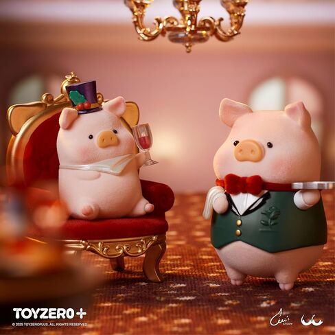 شخصيات صندوق Lulu The Piggy Blind Box - سلسلة مطاعم Pigchelin، صناديق عمياء، صندوق غامض، تماثيل لطيفة، ألعاب قابلة للتجميع، ديكورات مكتب المنزل، هدايا عيد الميلاد، صندوق واحد in Kuwait