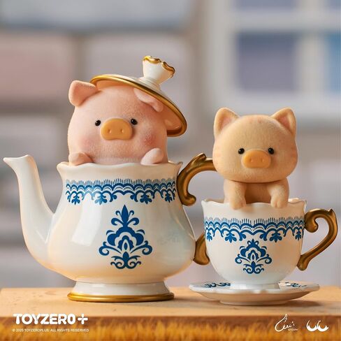 شخصيات صندوق Lulu The Piggy Blind Box - سلسلة مطاعم Pigchelin، صناديق عمياء، صندوق غامض، تماثيل لطيفة، ألعاب قابلة للتجميع، ديكورات مكتب المنزل، هدايا عيد الميلاد، صندوق واحد in Kuwait