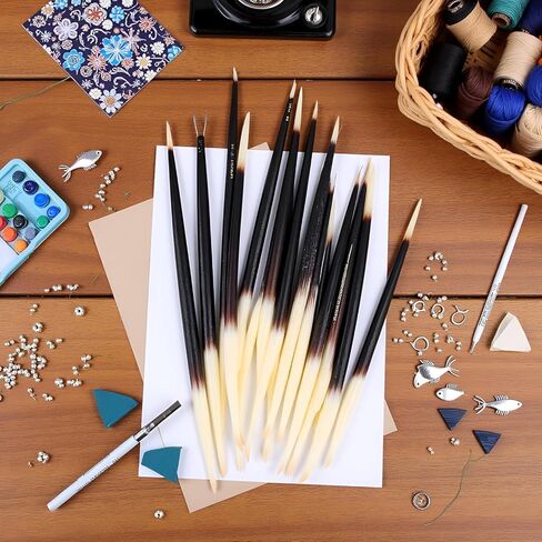 10Pcs Black Porcupine Quills Hair Stick Indian Crafts Accessories Fishing Buoy DIY Sewing Project Kits Sewing Notions and Supplies in Saudi Arabia