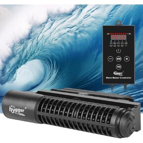 hygger Wave Maker For Aquarium, Magnetic DC 24V 50W Aquarium Powerhead, 3430GPH Adjustable Cross Flow Pump with LED Display Controller, Wavemaker For Freshwater Marine Reef Aquariums 100-300 Gallon in Kuwait