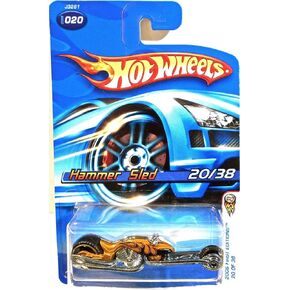 Hot Wheels 020 Hammer Sled 2006 First Editions 20 38 Gold Motorcycle in Kuwait