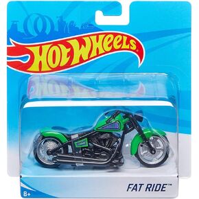 Hot Wheels Street Power Green Fat Ride Motorcycle in Kuwait