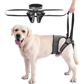 LIANZIMAU Dog Sling for Large Dogs Adjustable Hind Leg Support Lift Harness Senior Canine Mobility Aid Carrier for Back Legs Walking Rehabilitation in Kuwait