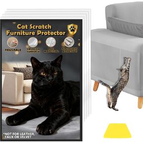واقي الأثاث من خدش القطط، 14 قطعة، واقي شفاف مضاد للخدش للقطط، واقي خدش للأثاث ذاتي اللصق من جانب واحد (14 قطعة) in Kuwait