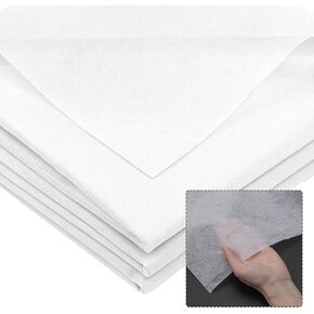 قماش صوفي يمكن كيه 300 × 100 سم، خط صوف 50 جم/م2 للكي، حشوة الكي، أبيض، حشوة قماش غير منسوجة، حشوة خفيفة الوزن للكي لأعمال الخياطة والحرف اليدوية والتطريز (أبيض) in Kuwait