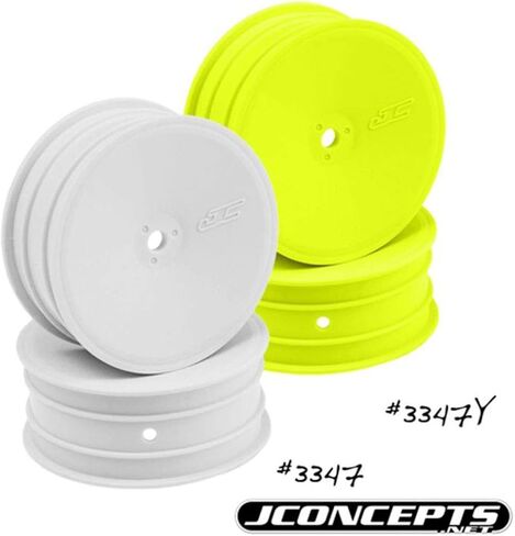 J Concepts Inc. مونو - B7 | YZ2 | XB2 | عجلة أمامية LD3 مقاس 2.2 بوصة باللون الأصفر - 4 قطع JCO3347Y RC in Kuwait