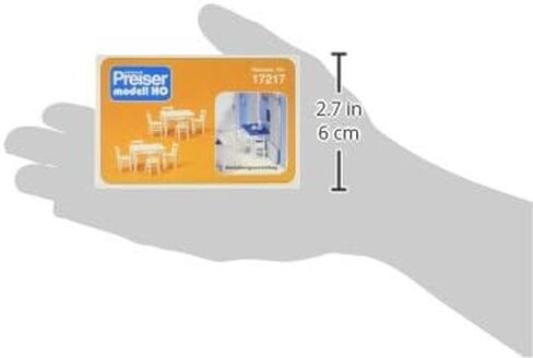 طاولة وكراسي Preiser 17217 (أبيض) ملحقات بمقياس HO in Saudi Arabia
