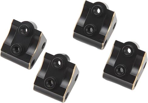 4 قطع RC Link Mount Set، أجزاء ترقية نحاسية ثابتة مقاومة للصدأ للمحور المحوري SCX10 II AR44 1/10 أسود، مصنوعة من مادة نحاسية ممتازة، الصدأ، التآكل، قوي، مستقر وموثوق، in Kuwait