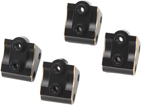 4 قطع RC Link Mount Set، أجزاء ترقية نحاسية ثابتة مقاومة للصدأ للمحور المحوري SCX10 II AR44 1/10 أسود، مصنوعة من مادة نحاسية ممتازة، الصدأ، التآكل، قوي، مستقر وموثوق، in Kuwait