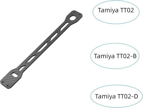 حامل بطارية علوي من ألياف الكربون لأجزاء ترقية Tamiya TT-02 TT02B TT02D in Kuwait