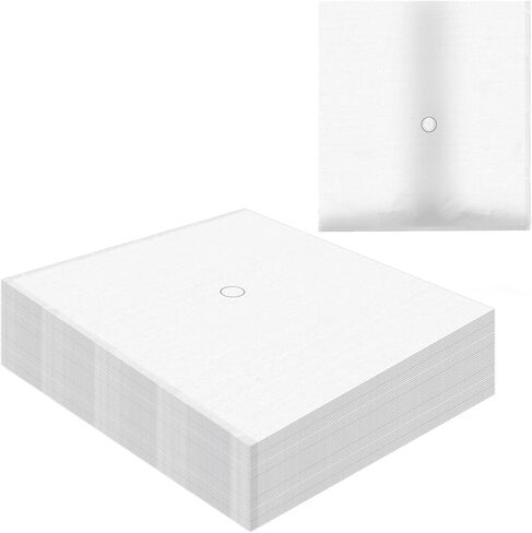 100 Pcs Fryer Filter Paper Envelope Style - 18.5x20.5" with 1.5" Hole, Compatible with Pitco PP10613 Filter for Commercial Deep Fryers (Restaurants, Food Trucks, Hotels) in Saudi Arabia