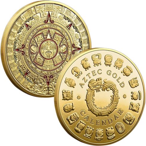 Mexico Mayan Civilization Aztec Calendar Prophecy Culture Challenge Coin in Saudi Arabia