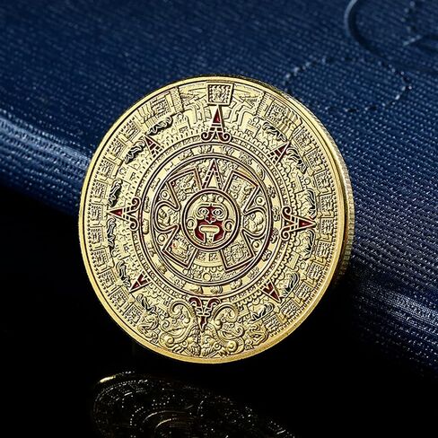 Mexico Mayan Civilization Aztec Calendar Prophecy Culture Challenge Coin in Saudi Arabia