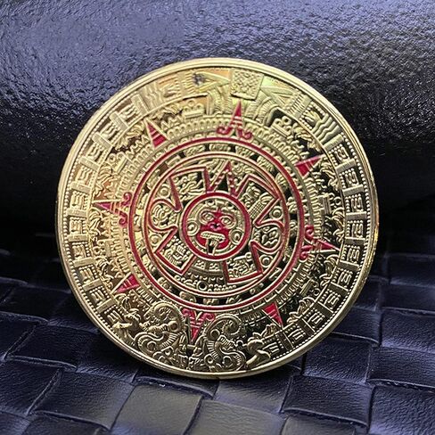 Mexico Mayan Civilization Aztec Calendar Prophecy Culture Challenge Coin in Saudi Arabia