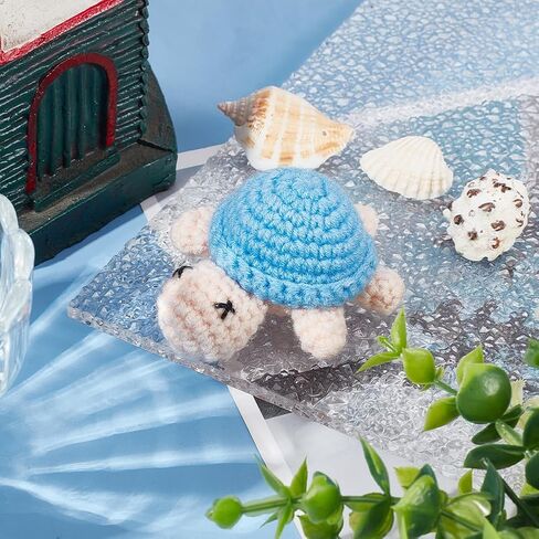 WEBEEDY 4 مجموعات DIY الكروشيه السلاحف المفاتيح مبتدئين مجموعة الكروشيه للبالغين مع فيديو خطوة بخطوة اليدوية السلاحف المفاتيح قلادة الحياكة عدة للذكرى السنوية عيد الحب عيد ميلاد هدايا الزفاف in Kuwait