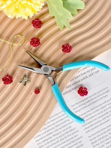 3 Piece Jewelry Pliers Set - Needle Nose, Round Nose & Wire Cutters for Jewelry Making, Repair & Crafting - Professional Jewelry Tools with Comfort Grips in Saudi Arabia