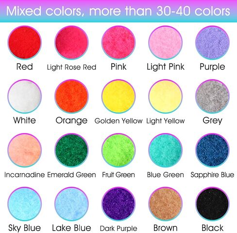 Kifmurase 500 Pcs Multicolor Pom Poms for Craft, 1.2 Inch 20 Colors Pompoms Art and Crafts for Hobby Supplies and Creative Craft DIY Project Material in Saudi Arabia
