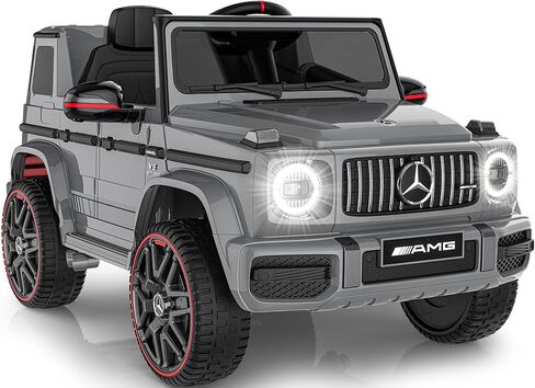 Mercedes-Benz Licensed G63 12V Kids Ride On Car, Ride on Toys with Parental Remote Control, Durable Material Body, Upgrade Motor, LED Lights & Music, Safe Electric Vehicle for Toddlers, Black in Kuwait