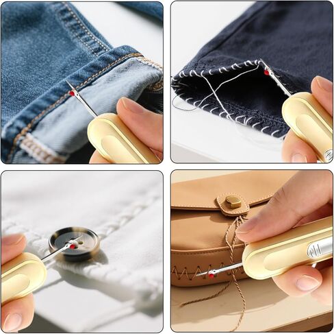 2 في 1 أداة تفكيك الدرزات وأداة تفكيك الدرزات وأداة تفكيك الدرزات للخياطة اليدوية والحياكة والغرز المتقاطعة والتطريز وإزالة الخيوط (3 ألوان) in Kuwait