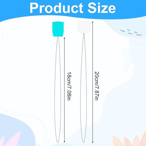 20 Pcs Punch Needle Threaders 7.87 Inch Long Threader for Embroidery Punch Needle Kit Stitching Sewing Accessories for Cross Stitch DIY Sewing Craft Work in Saudi Arabia