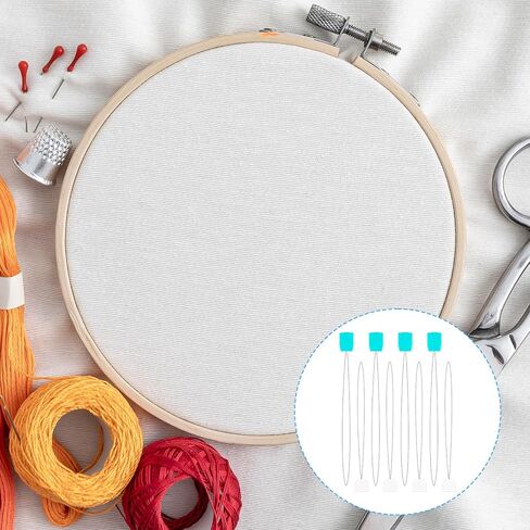 20 Pcs Punch Needle Threaders 7.87 Inch Long Threader for Embroidery Punch Needle Kit Stitching Sewing Accessories for Cross Stitch DIY Sewing Craft Work in Saudi Arabia