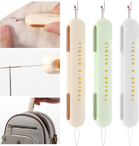 3 عبوات من أدوات تفكيك الدرزات وخيوط الإبر لأداة خيط الإبرة لسهولة إزالة الغرز وإبر الخيط وتمزيق الدرزات بكفاءة in Kuwait