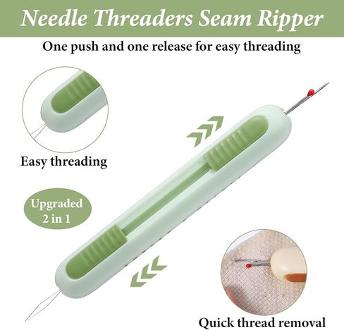 3 عبوات من أدوات تفكيك الدرزات وخيوط الإبر لأداة خيط الإبرة لسهولة إزالة الغرز وإبر الخيط وتمزيق الدرزات بكفاءة in Kuwait
