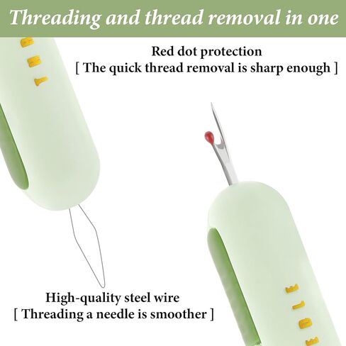 3 عبوات من أدوات تفكيك الدرزات وخيوط الإبر لأداة خيط الإبرة لسهولة إزالة الغرز وإبر الخيط وتمزيق الدرزات بكفاءة in Kuwait
