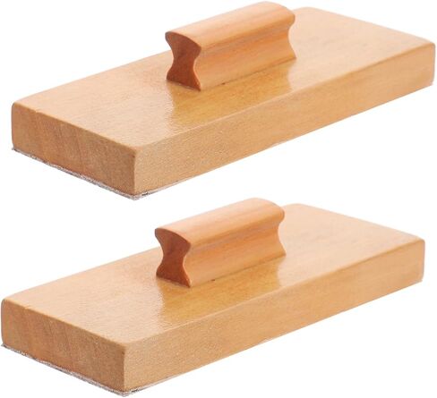 VOSAREA 1 Pair Wooden Sand Block Percussion Musical Instrument Toy Children Rhythm Sand Block in Saudi Arabia