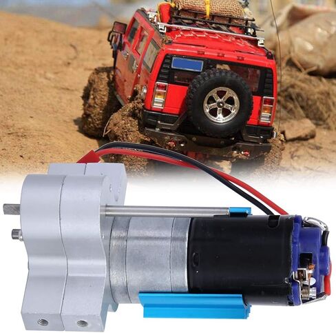 Metal Gearbox Speed Change Gear Box with 370 Brush Motor RC Car Accessory for WPL C14 C24 B14 B24 B16 B36 Remote Control Car in Saudi Arabia